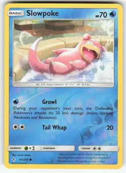SM - Unbroken Bonds #42/214 Slowpoke POKEMON - Image 1
