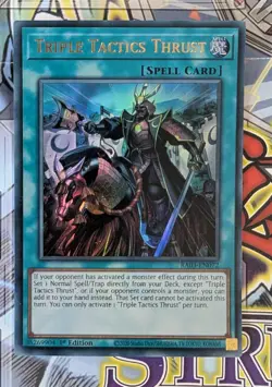 Yu-Gi-Oh TCG Triple Tactics Thrust 1st Edition Ultra Rare RA03-EN072 Near Mint - Image 1