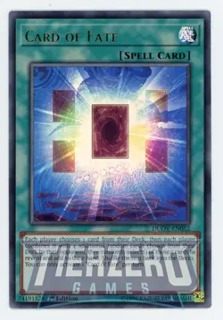 Yugioh Card of Fate DUOV-EN052 Ultra Rare 1st Edition NM/LP - Image 1