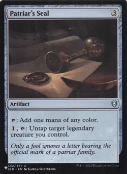 Patriar's Seal The List Regular Uncommon #332 NM MTG - Image 1