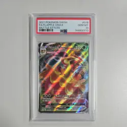 2021 POKEMON SWORD & SHIELD BATTLE STYLES #019 FULL ART/FLAPPLE VMAX PSA 10 - Image 1