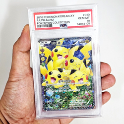 2016 POKEMON KOREAN XY FA/PIKACHU #010 POKEKYUN COLLECTION PSA 10 GEM MT Card - Image 5