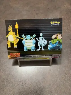 Pokemon TCG Round One Equals Defeat Pokemon Topps Mewtwo Strikes Back 26 - Image 1