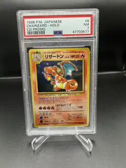 Pokemon TCG Charizard CD Promo Holo 1998 Japanese #006 PSA 7 Nintendo - Image 1