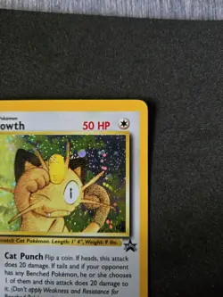 Pokemon Meowth 10/53 Wotc Promo Holo 50 HP Basic English 2000 - Image 3