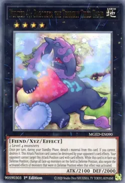 Yugioh! LP Number 41: Bagooska the Terribly Tired Tapir - MGED-EN090 - Rare - 1s - Image 1