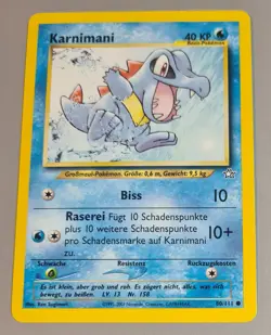 Karnimani # 80/111 Common aus Neo Genesis von 2001 Deutsch Pokemon Mint Vintage - Image 1