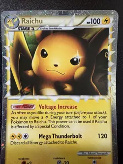 Pokemon Raichu Prime 83/90 Undaunted Holo MP - Image 2
