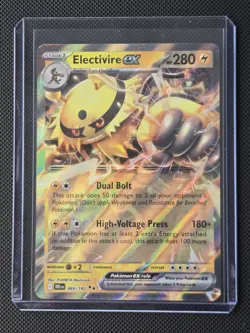 Pokemon TCG Electivire ex 069/182 Destined Rivals Double Rare Holo - Image 1