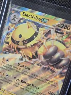 Pokemon TCG Electivire ex 069/182 Destined Rivals Double Rare Holo - Image 3