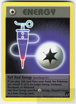 POKEMON FULL HEAL ENERGY 81 TEAM ROCKET UNLIMITED MP - Image 1