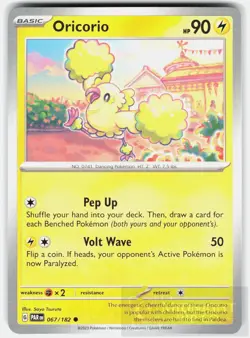 POKEMON ORICORIO 067 PARADOX RIFT NM - Image 1