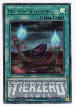 Yugioh Malefic Selector DUOV-EN045 Ultra Rare 1st Edition NM/LP - Image 1