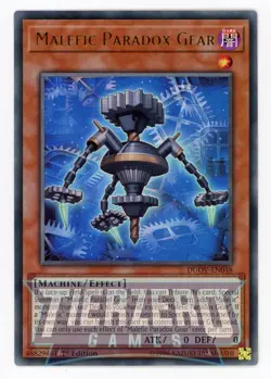 Yugioh Malefic Paradox Gear DUOV-EN048 Ultra Rare 1st Edition NM/LP - Image 1