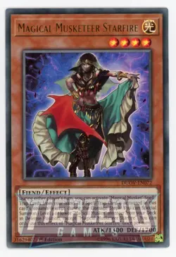 Yugioh Magical Musketeer Starfire DUOV-EN072 Ultra Rare 1st Edition NM/LP - Image 1