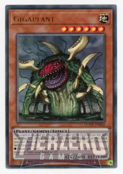 Yugioh Gigaplant DUOV-EN062 Ultra Rare 1st Edition NM/LP - Image 1