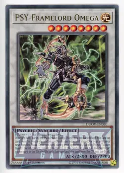 Yugioh PSY-Framelord Omega DUOV-EN080 Ultra Rare 1st Edition NM/LP - Image 1