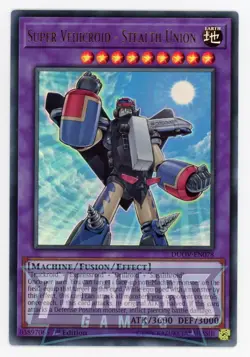 Yugioh Super Vehicroid - Stealth Union DUOV-EN078 Ultra Rare 1st Edition NM/LP - Image 1