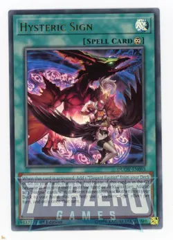 Yugioh Hysteric Sign DUOV-EN093 Ultra Rare 1st Edition NM/LP - Image 1