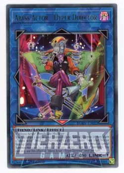 Yugioh Abyss Actor - Hyper Director DUOV-EN022 Ultra Rare 1st Edition NM/LP - Image 1