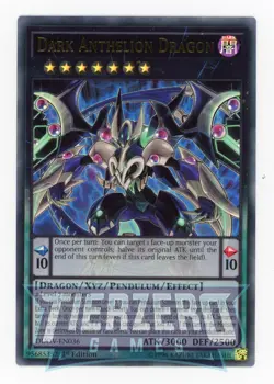 Yugioh Dark Anthelion Dragon DUOV-EN036 Ultra Rare 1st Edition NM/LP - Image 1