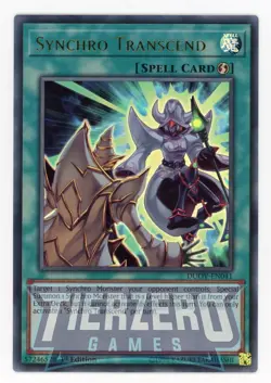 Yugioh Synchro Transcend DUOV-EN041 Ultra Rare 1st Edition NM/LP - Image 1