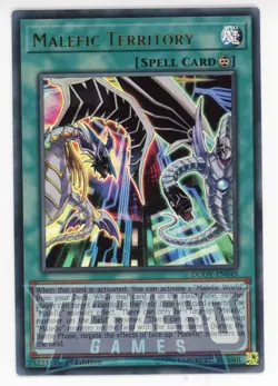 Yugioh Malefic Territory DUOV-EN049 Ultra Rare 1st Edition NM/LP - Image 1