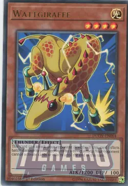 Yugioh Wattgiraffe DUOV-EN064 Ultra Rare 1st Edition NM/LP - Image 1