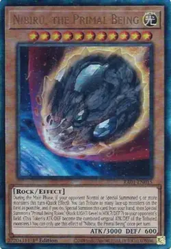Yugioh! LP Nibiru, the Primal Being - RA01-EN015 - Prismatic Ultimate Rare - 1st - Image 1
