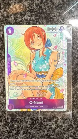 O-Nami OP05-062 UC ALT ART Sealed – Illustration Box Vol.1 One Piece TCG PROMO - Image 1