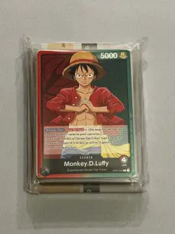 One Piece Welcome Kit Monkey D. Luffy OP01-003 Demo Deck Sealed - Image 1