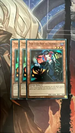 x3 Tour Guide From The Underworld Super Rare 1st Ed RA01-EN005 NM YuGiOh Playset - Image 1