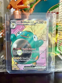 Pokemon TCG Iono's Bellibolt EX 194 Scarlet & Violet Promo Cards Full Art - Image 1