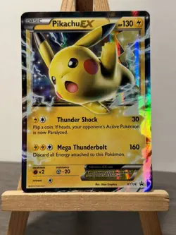 Pokemon TCG Pikachu EX Black Star Promo Card XY174 - Image 1