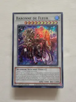 Black Rose Dragon Fleur Plant Deck Yugioh (44 Cards) Baronne De Fleur - Image 1