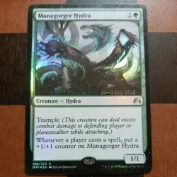 Mtg Managorger Hydra FOIL LP Magic Origins Prerelease Card - Image 1