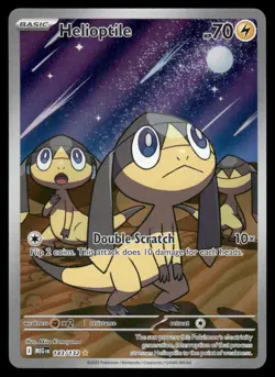 Pokemon Cards Helioptile 143/132 Mega Evolution Illustration Rare NM *2 - Image 1