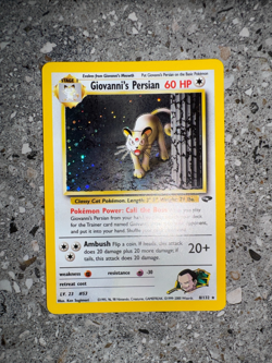 Pokemon TCG Cards Giovanni's Persian 8/132 Gym Challenge Holo Rare EXC-NM - Image 4