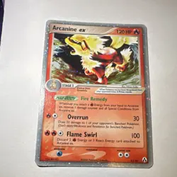 Pokemon Arcanine ex 83/92 EX Legend Maker Stage 1 120 HP Holo Rare EX Card - Image 1