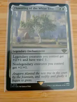 MTG Flowering of the White Tree (FOIL) 0015 Lord of the Rings M/NM Free UK P&P - Image 1