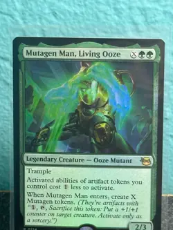 Mtg - Mutagen Man, Living Ooze - Teenage Mutant Ninja Turtles - Rare - #124 - NM - Image 1