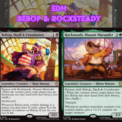 EDH - Bebop & Rocksteady Counters, MTG Commander Deck, Bracket 2, TMNT - Image 1