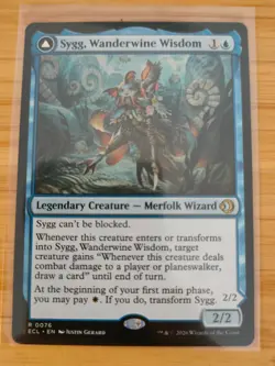 MTG Sygg, Wanderwine Wisdom 0076 Lorwyn Eclipsed M/NM Free UK P&P - Image 1