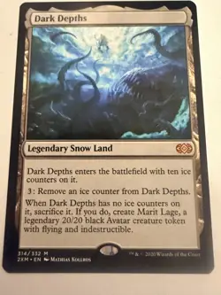 Wizards of the Coast Dark Depths Double Masters Mythic Legendary Land 314 - Image 1