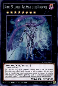 Yugioh! LP Number 23: Lancelot, Dark Knight of the Underworld - BOSH-ENSE2 - Sup - Image 1
