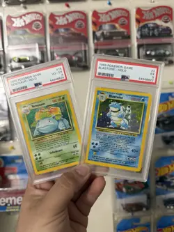 1999 Pokemon Holo Venusaur and Blastoise Base Set - Image 1