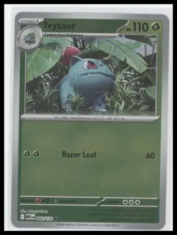 🌿 Pokemon TCG Ivysaur #2 Reverse Holo – Uncommon Mega Evolution 🌿 - Image 1