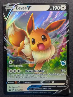Eevee V - SWSH065 Battle Academy Stamp Black Star Promo (Pokemon) - Image 1