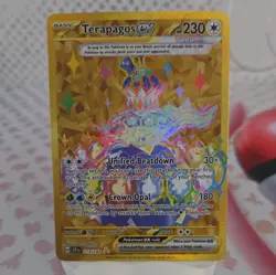 Pokemon TCG - Terapagos ex 173/142 - Stellar Crown - Holo Gold Hyper Rare - Image 1