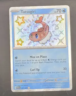Pokemon 2024 Paldean Fates Tatsugiri 127/91 Holo Rare Baby Shiny NM - Image 1